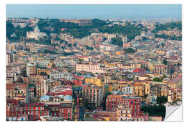 Naklejka na ścianę Naples in the evening