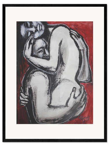 Framed art print Lovers - In Your Arms II