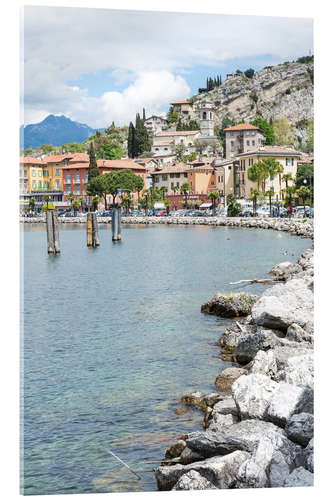 Acrylic print The village of Torbole