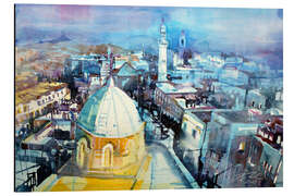 Magnettafel Bethlehem, Blick von der syrisch orthodoxen Kirche