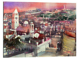 Magnettafel Jerusalem, Altstadt mit Erlöserkirche