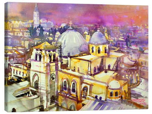 Lienzo Jerusalem, Holy Sepulcher