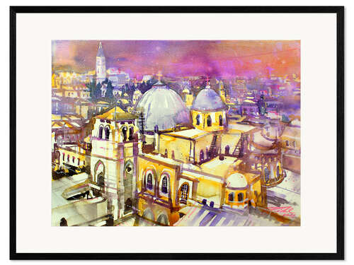 Kehystetty taidepainatus Jerusalem, Holy Sepulcher