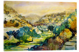 Acrylglasbild Jerusalem Zion Tal