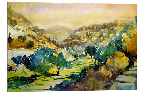 Aluminium print Jerusalem Zion Valley