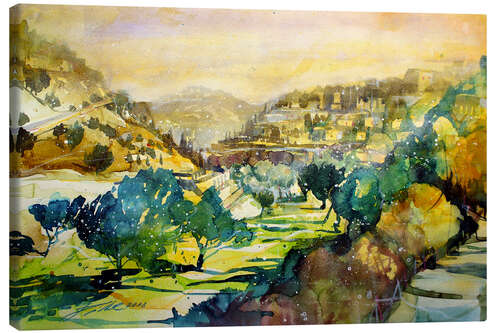 Tableau sur toile Jerusalem Zion Valley