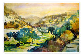 Wall print  Jerusalem Zion Valley - Johann Pickl