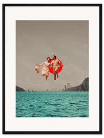 Gerahmter Kunstdruck Schau nicht zurück