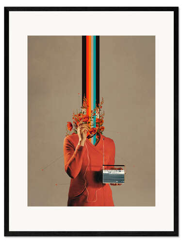 Framed art print Musicolor