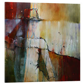 Acrylglas print Elena with hat