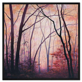 Gerahmter Kunstdruck Bernstein Hain