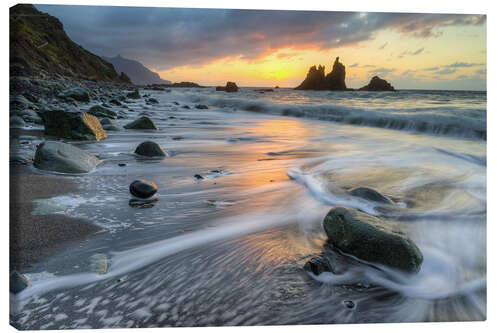 Quadro em tela Playa de Benijo, Teneriffa