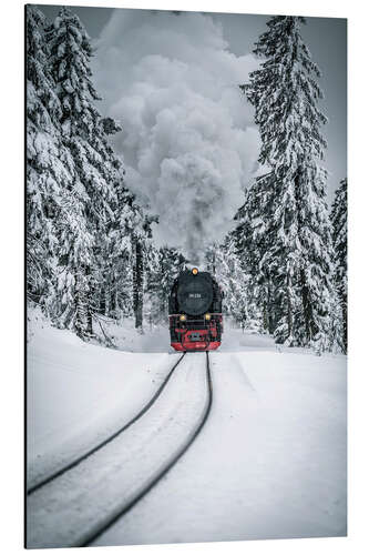 Aluminiumsbilde Brocken steam locomotive