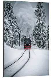 Stampa su alluminio Brocken steam locomotive