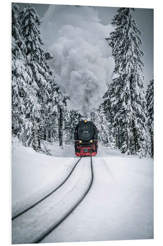 PVC-taulu Brocken steam locomotive