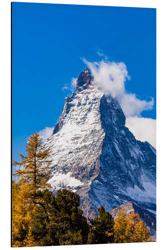 Aluminium print Matterhorn in Switzerland I