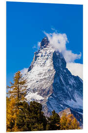 Foam board print Matterhorn in Switzerland I