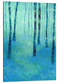 Magnettafel Glockenblumen im Frühlingswald