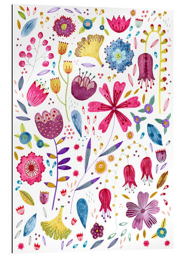 Gallery print Summer flowers watercolor