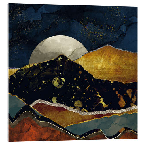 Galleriprint Bronze Night Landscape