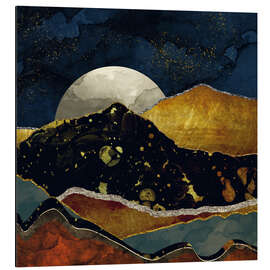 Magnettafel Bronzene Landschaft