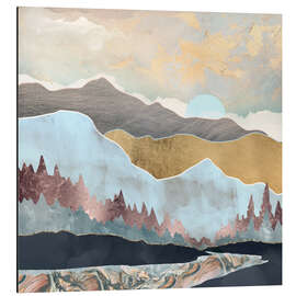 Magnettafel Winterlicher Gebirgszug