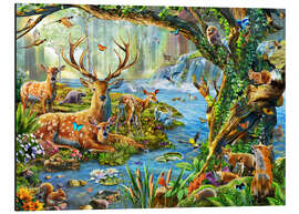 Magnettafel Wald Leben