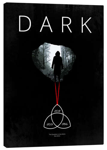 Canvas print Dark - TV Series Minimal Alternative Fanart