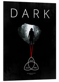 Magnettafel Dark - TV Serie Minimal Alternative Fanart