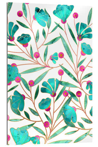 Gallery print Turquoise Floral