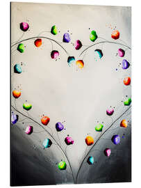 Magnettafel Blühende Liebe