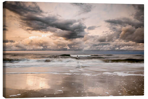 Canvastavla Stormy Baltic Sea Usedom