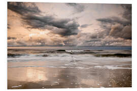 Foam board print Stormy Baltic Sea Usedom