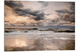 Tableau en plexi-alu Stormy Baltic Sea Usedom