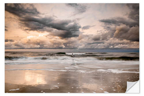 Sticker mural Stormy Baltic Sea Usedom