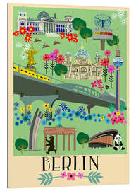 Magnettafel Berlin Karte