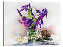 Gallery print Iris bouquet