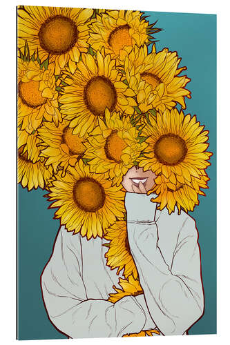 Gallery print Happy Sunflowers