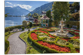 Gallery Print Idyllischer Park in Zell am See (Österreich)