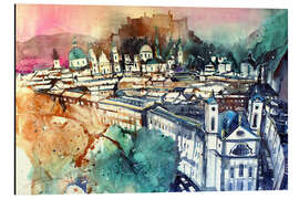 Magnettafel Salzburg, Altstadt mit Markuskirche