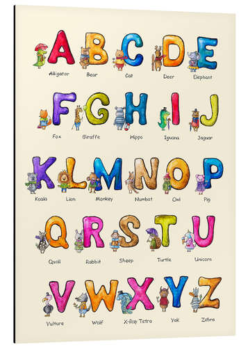 Cuadro de aluminio English ABC for Children