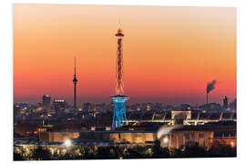 Hartschaumbild Berlin Skyline