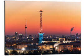 Tableau en plexi-alu Berlin Skyline