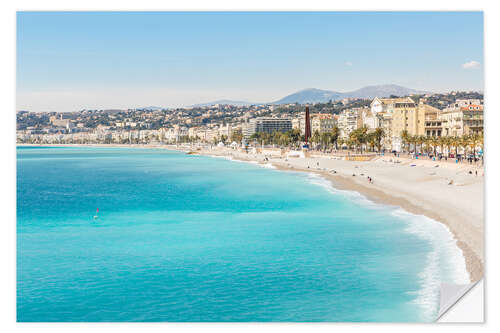 Naklejka na ścianę Nice Cote d'Azur Riviera