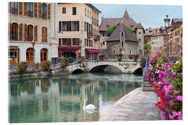 Acrylic print Wonderful view of Annecy