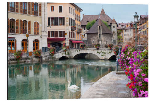 Tableau en aluminium Wonderful view of Annecy