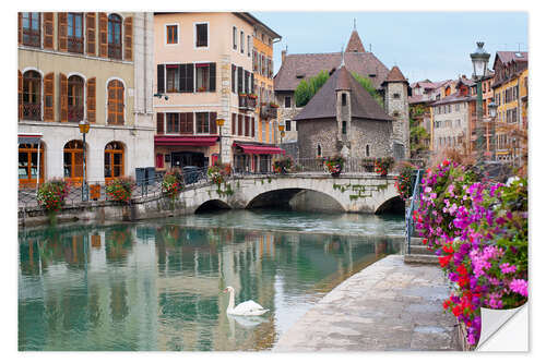 Selvklebende plakat Wonderful view of Annecy