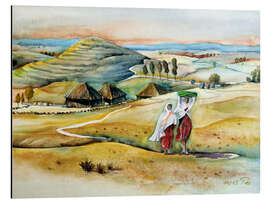 Magnettafel Afrikanische Landschaft