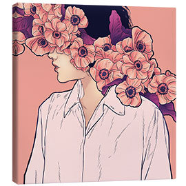 Canvas print Papaveri rosa