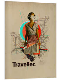 Hartschaumbild  traveler 